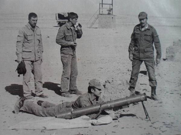 Обучение химика – огнеметчика. Афганистан.1987-1988 гг.